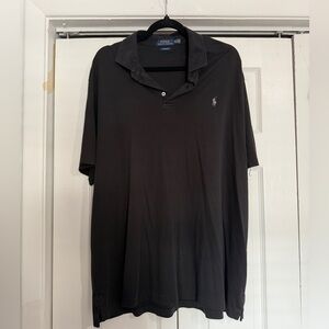 Polo Ralph Lauren Black Polo Shirt for Men - Classic Fit